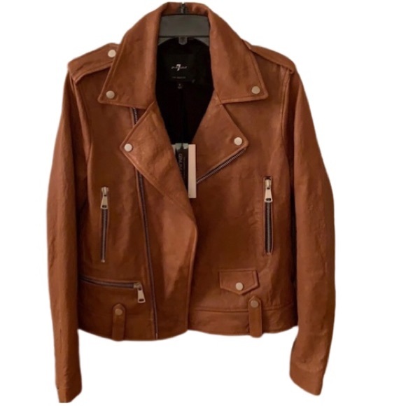 for all mankind leather jacket